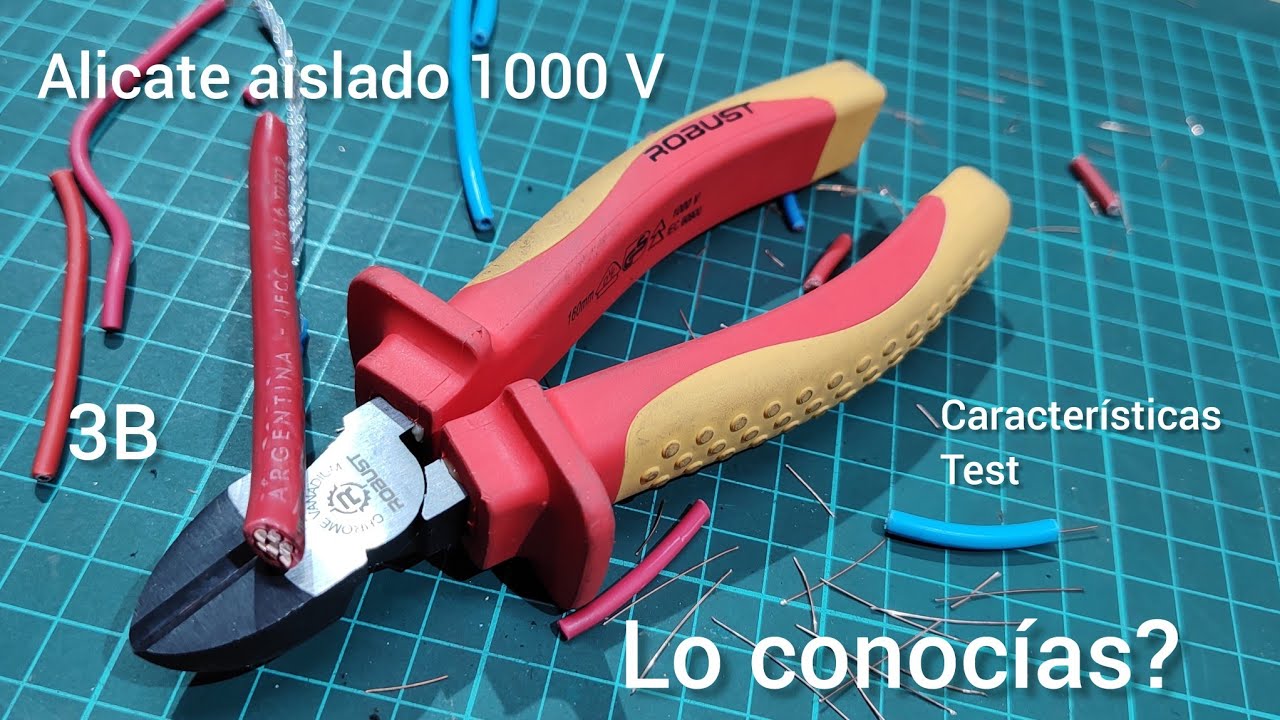 Alicate aislado  1000 Volt robust. #tools