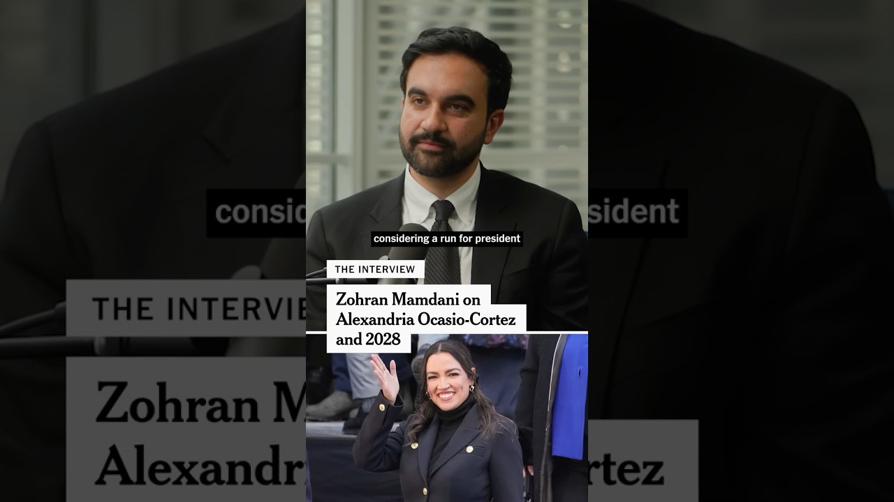 Zohran Mamdani on Alexandria Ocasio-Cortez and 2028