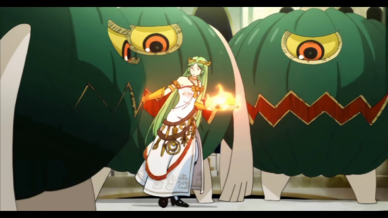 Kid Icarus: Uprising Animation Shorts - Palutena's Revolting Dinner, часть 2 [1080p Upscale]