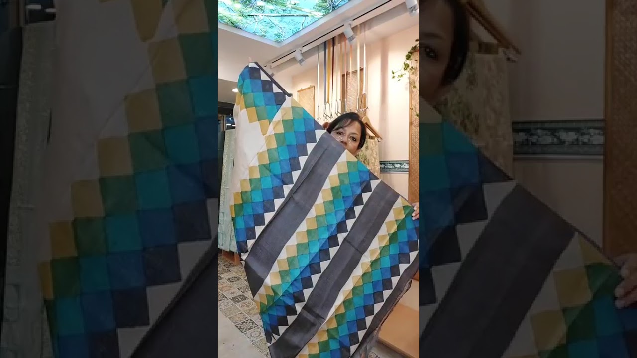 HANDBLOCK PRINTED TUSSAR SAREES,KANTHA STITCH TUSSAR SAREES,BAGH HAND BLOCK PRINTED TUSSAR SAREES