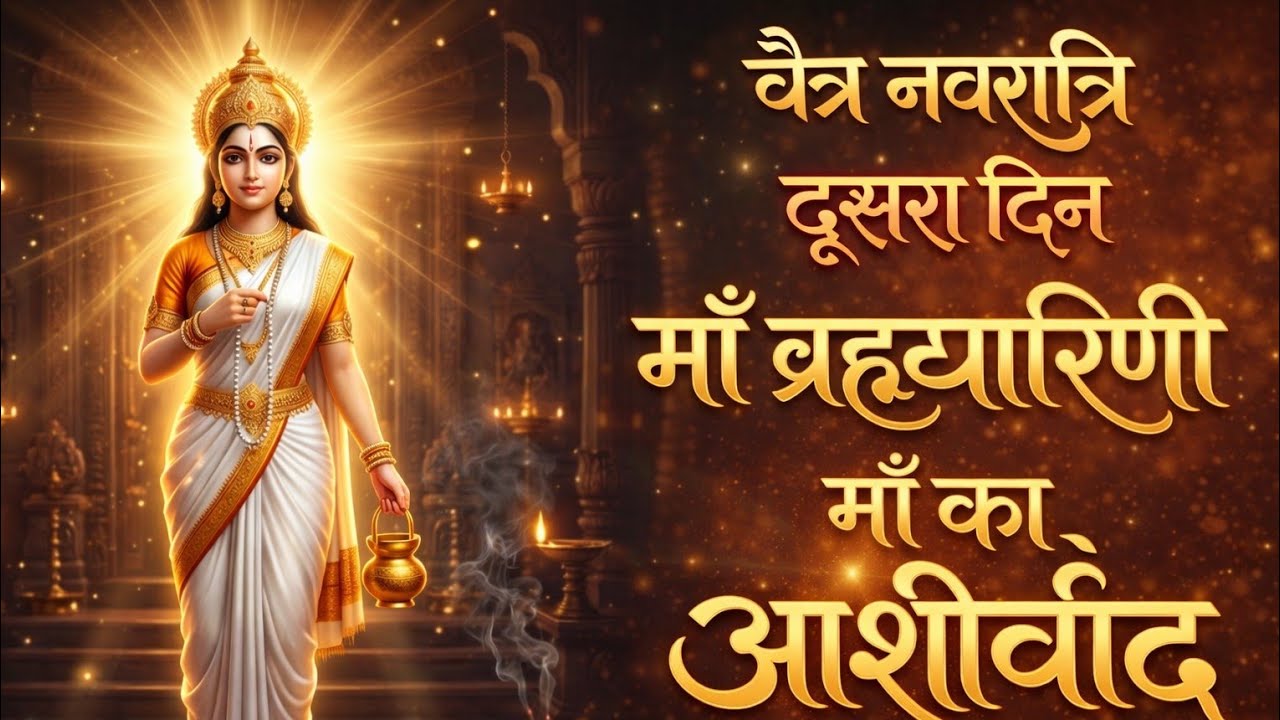 🔱 💥 Powerful Brahmacharini Beej Mantra 🙏 | Chaitra Navratri Special 🌸🪔✨ 