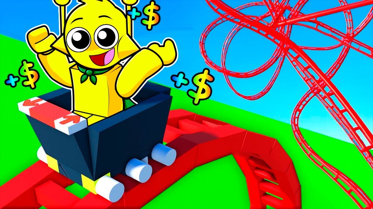 Gasté MILLONES haciendo LA MEJOR MONTAÑA RUSA en Roblox...