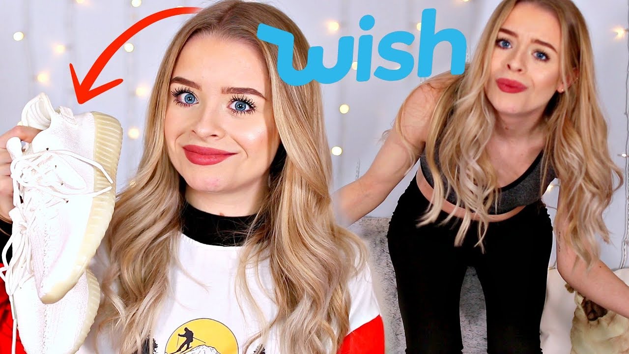 WISH HAUL!! SUPER CHEAP MAKEUP, GYM WEAR, SKINCARE - TRY ON | sophdoesnails