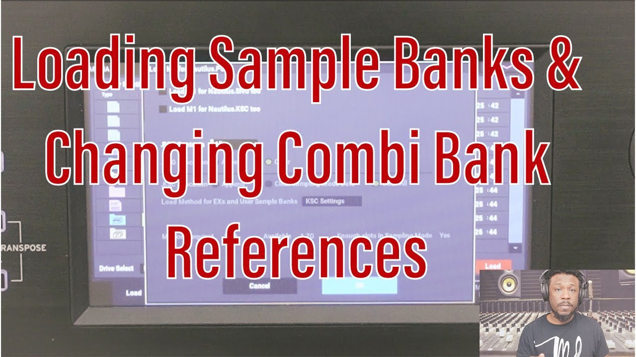Korg Nautilus / Kronos: loading sample libraries & changing bank references (M1 library + more)
