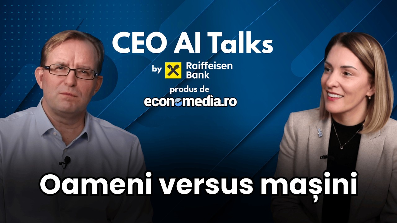 CEO AI Talks. Oameni versus mașini. Cu Zdenek Romanek, Raiffeisen Bank & Cerasela Baiculescu, IBM