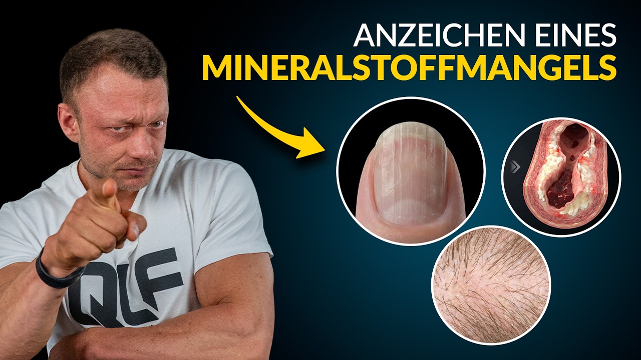 Alarmierende Anzeichen, dass dein Körper einen Mineralmangel hat
