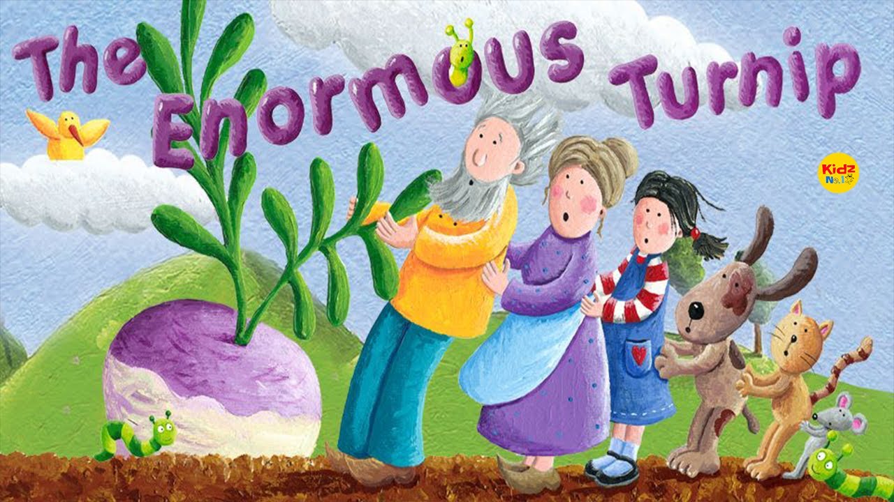 The Enormous Turnip | Full Story | Bedtime Stories for Kids | English | Story time 🌟