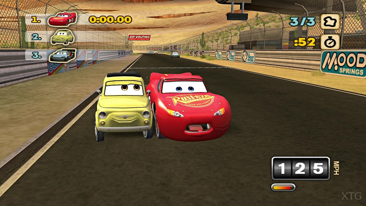 Cars Mater-National Championship - Stadium Race 1 PS2 Gameplay HD (PCSX2)