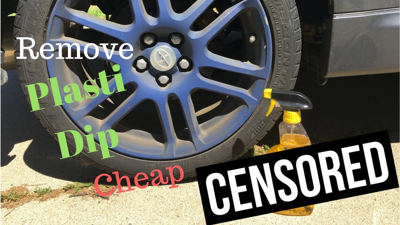 How to remove Plasti Dip (Thin or old)