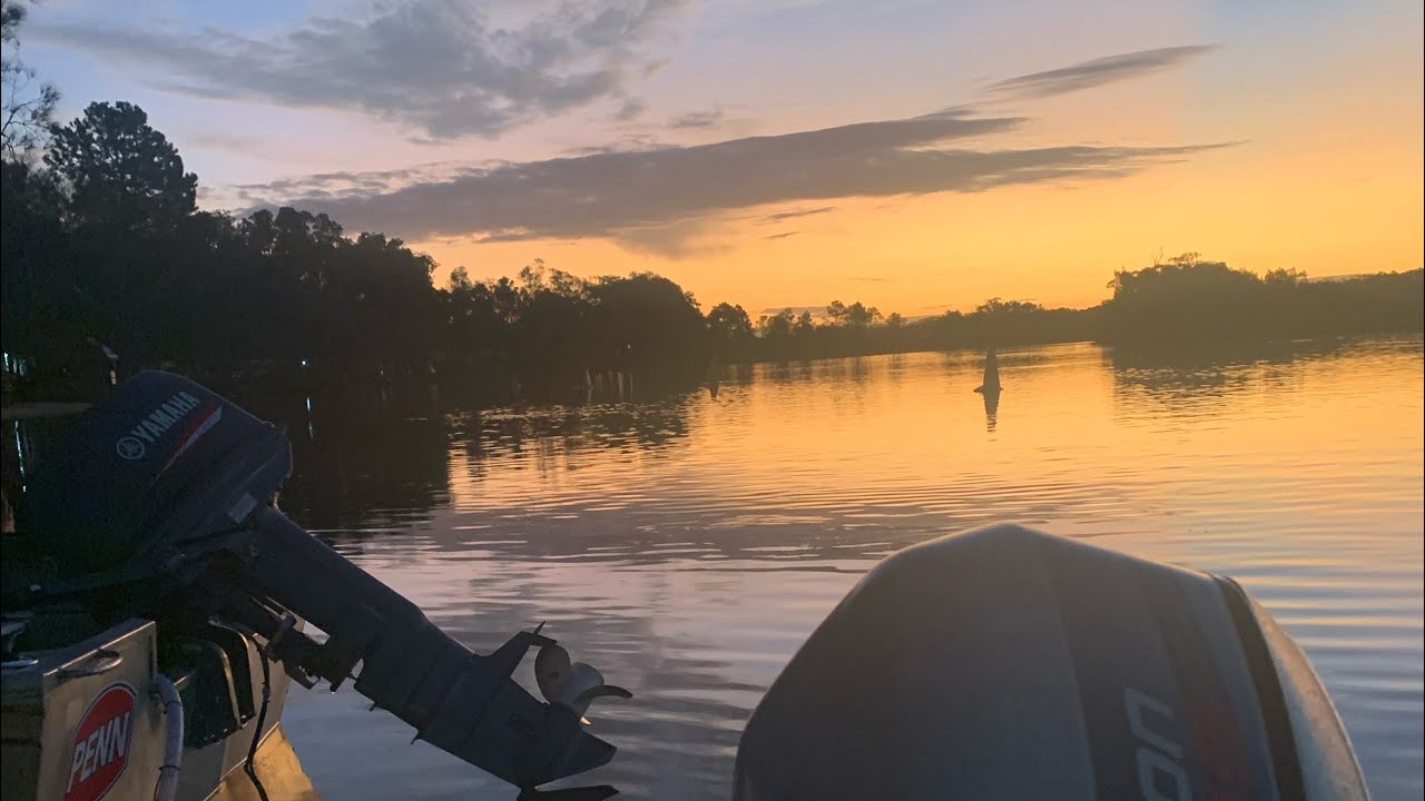 Fishing the Myall river for flathead
