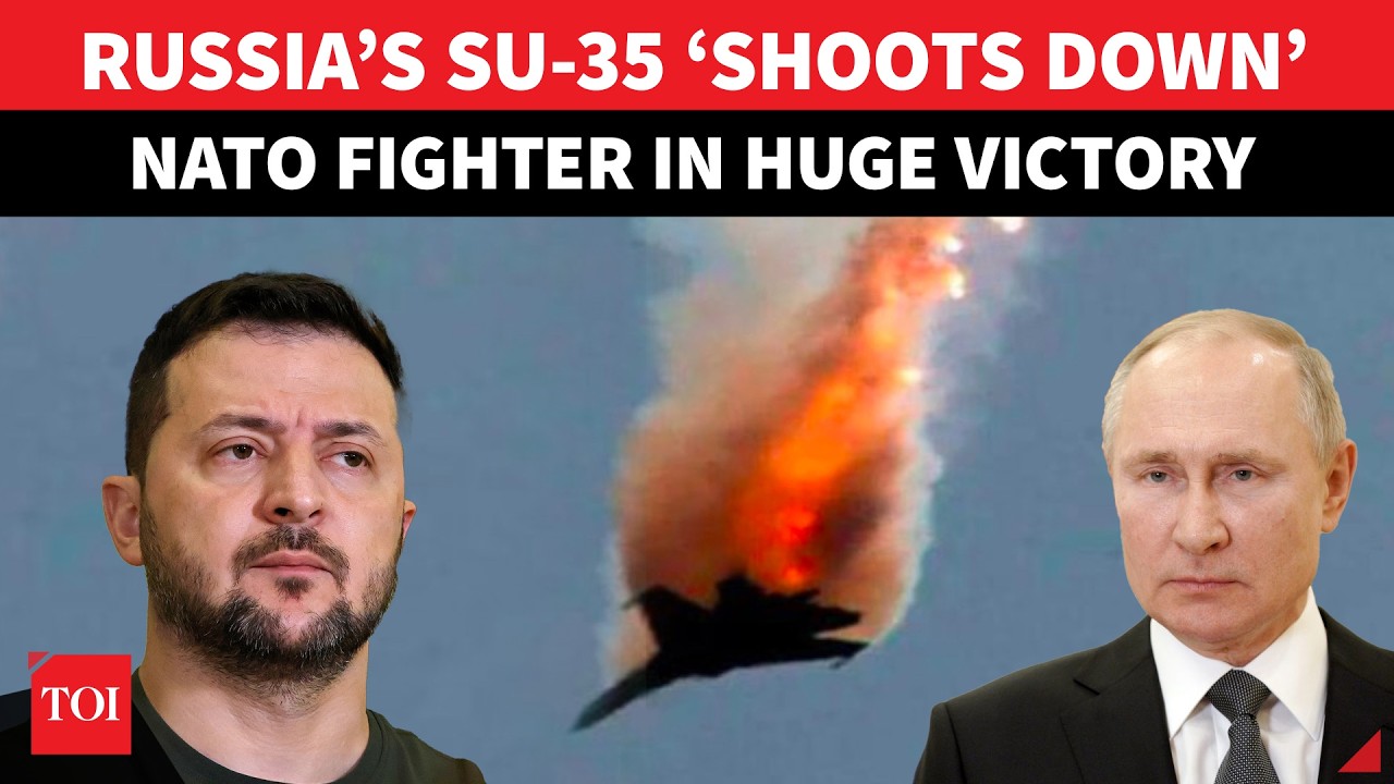 Putin&rsquo;s Su-35 Fighter &lsquo;CRUSHES&rsquo; NATO F-16 Over Ukraine&rsquo;s Sumy In BIGGEST Dogfight Yet | Watch