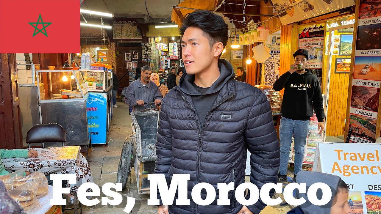 CRAZY FULL EXPERIENCE in Fes - Exploring Chouara Tannery and Trying Cow’s head, Fish Pastilla etc