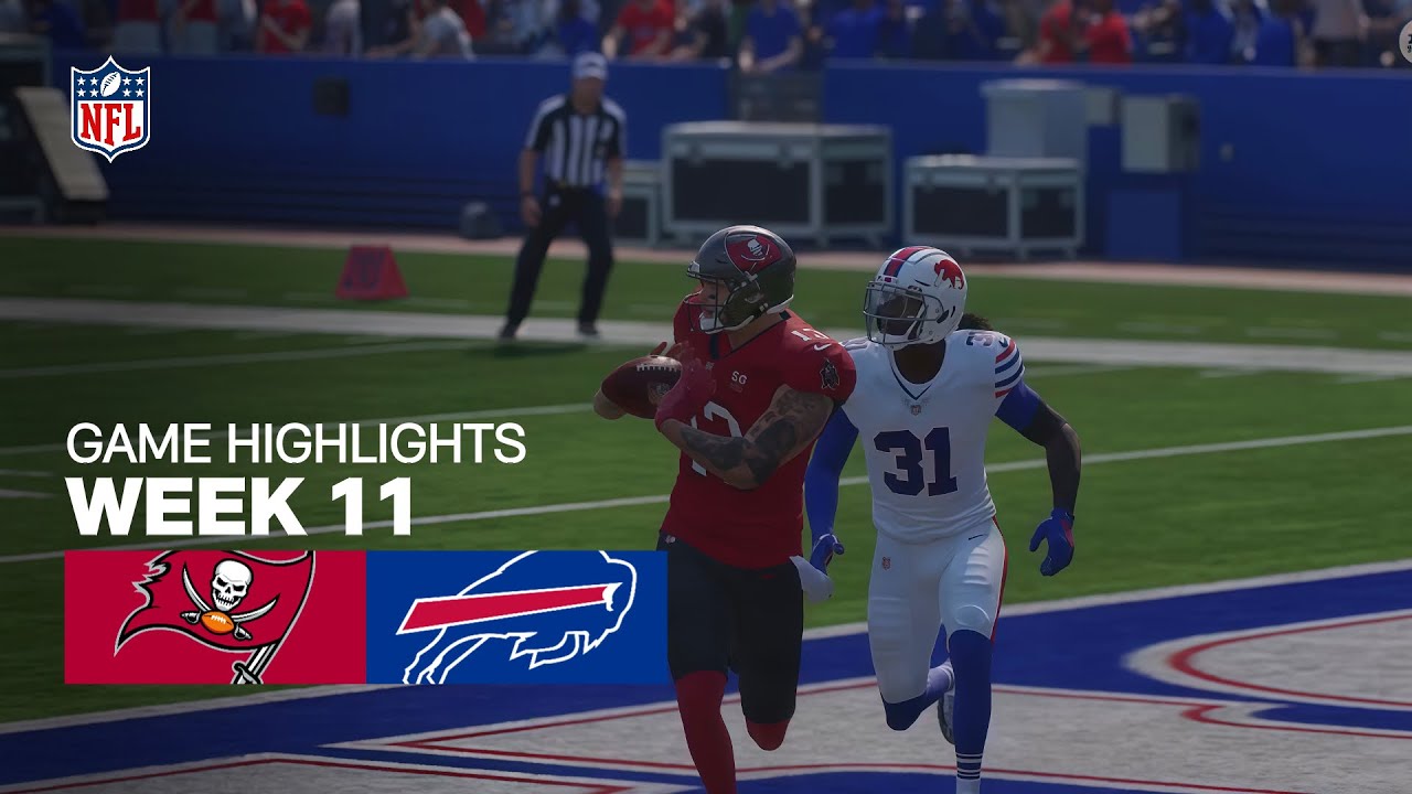 Tampa Bay Buccaneers VS Buffalo Bills - Week 11 - Game Highlights