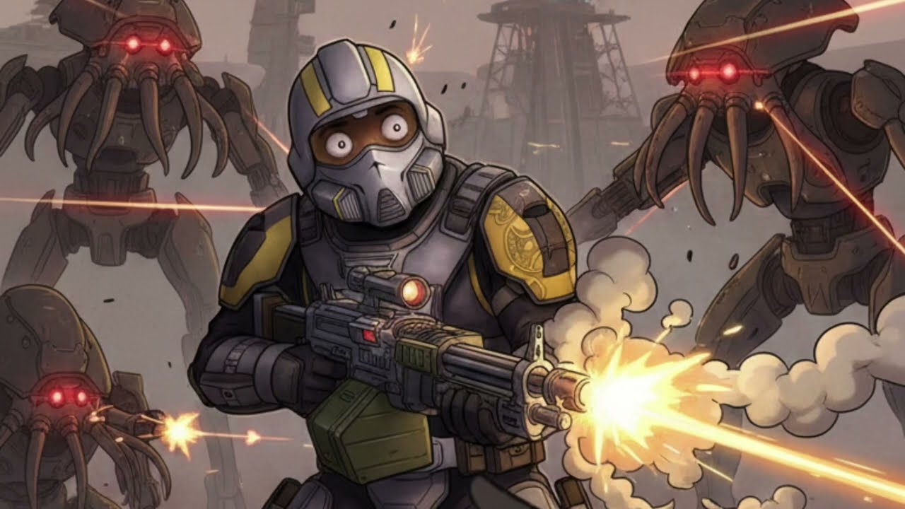 Helldivers 2 - the Squids have us surrounded can we survive