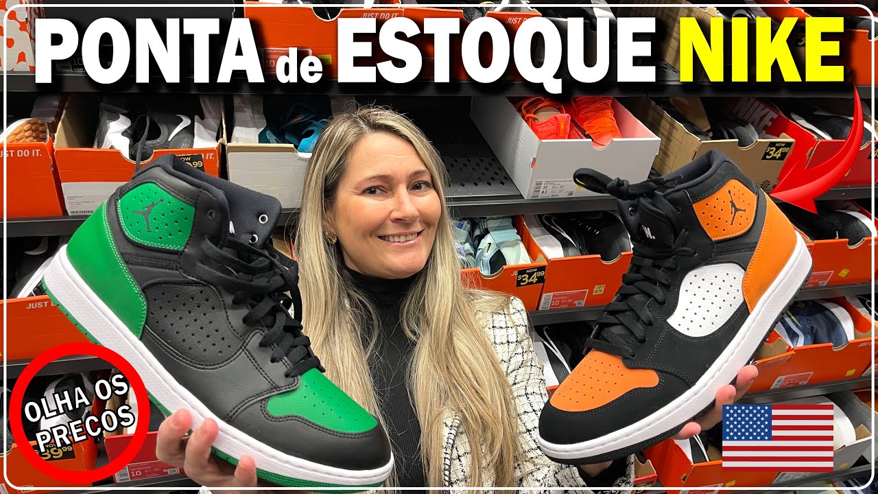 NIKE PONTA de ESTOQUE em ORLANDO 🛍️ PREÇOS SURREAIS!