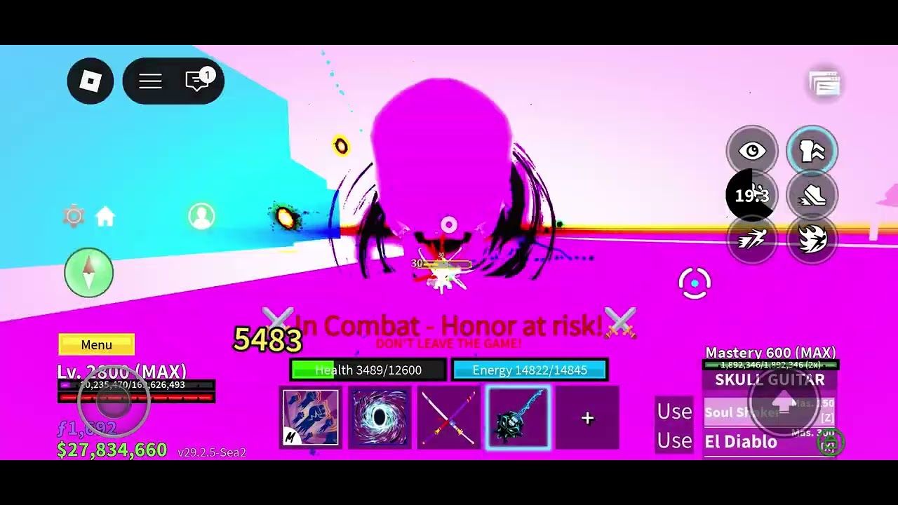 Blox fruit honor hunting with gun stats