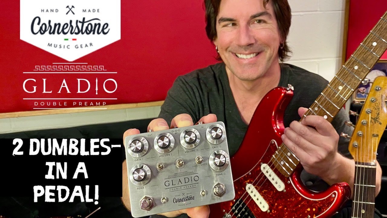 DUMBLE AMP TONES! CORNERSTONE GLADIO DOUBLE PREAMP