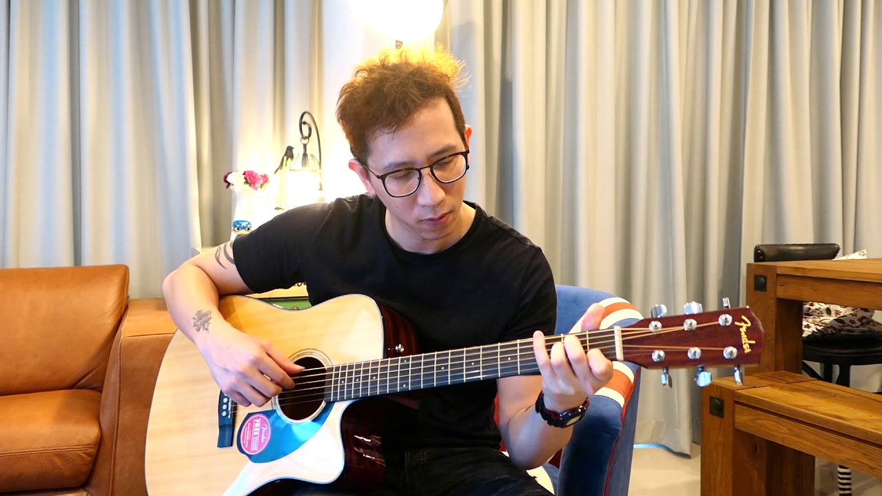 Fender CD60SCE Sound Test by Praj