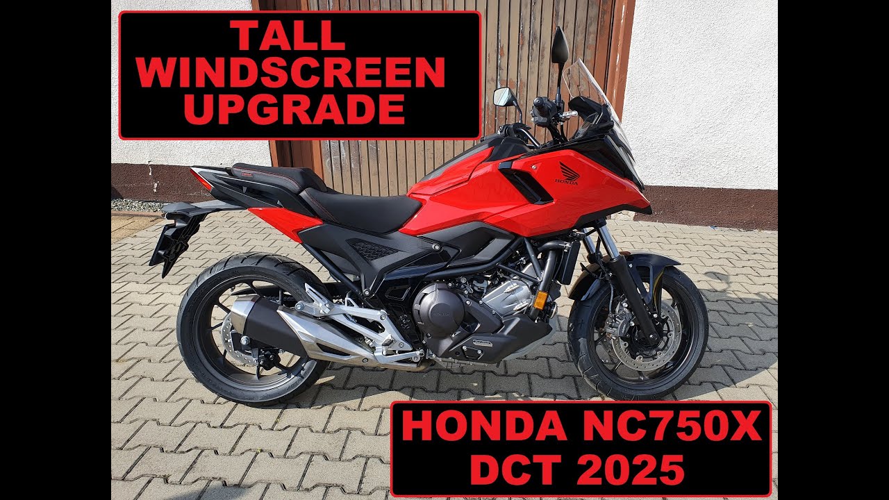2025 Honda NC750X - Installation guide - OEM Adjustable Tall Windscreen