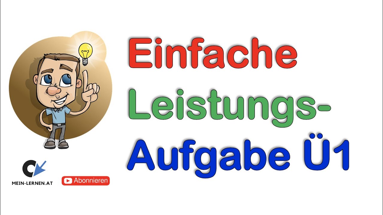 Einfache Leistungsaufgabe 1
