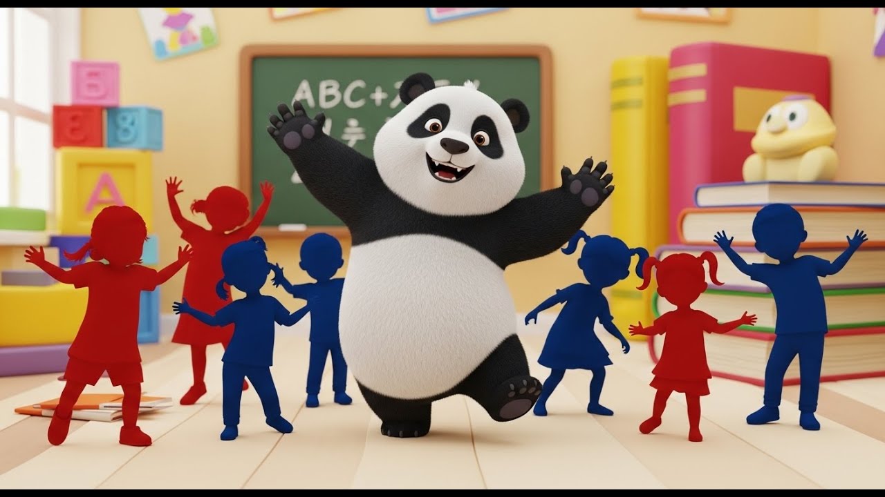 Panda Bear, Panda Bear, Spin Around! | Fun Animal Action Rhyme for Kids | Nursery Rhymes