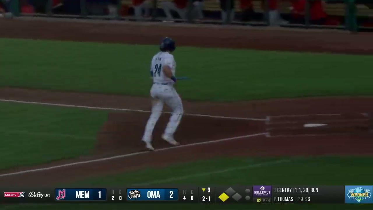 Tyler Gentry launches a mammoth home run