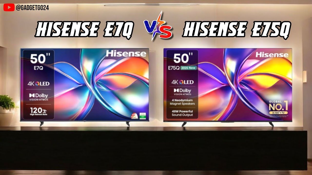 Hisense E75Q vs E7Q — Ultimate 4K QLED Battle (Which TV Wins 2025?)