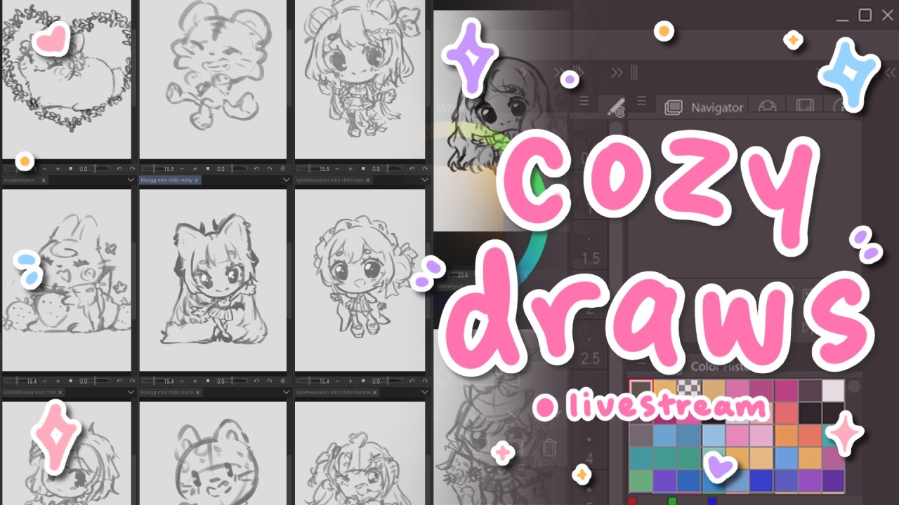 【 ART STREAM 】lots of chibi sketches
