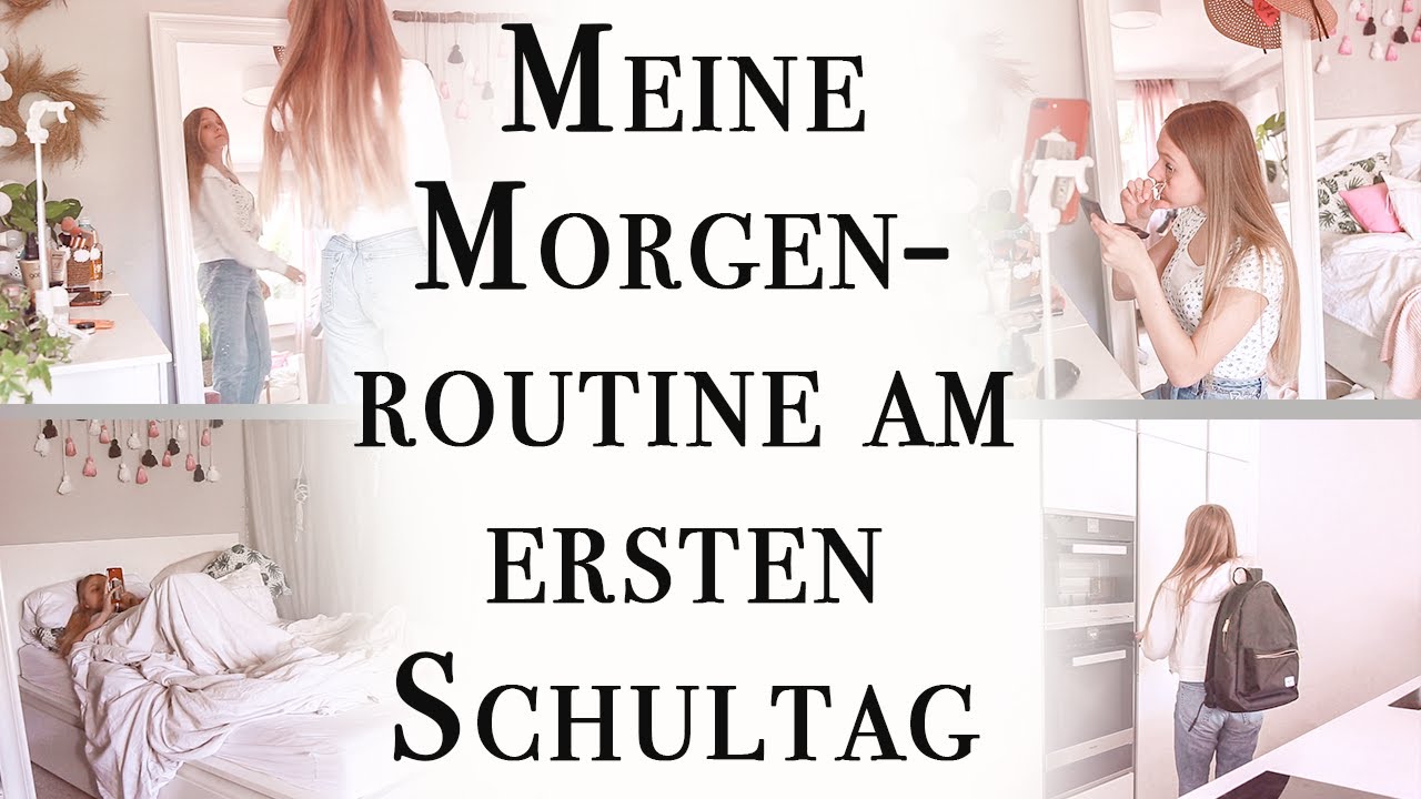 MORGENROUTINE ☀️ am ersten SCHULTAG 📚 nach der CORONA Zeit