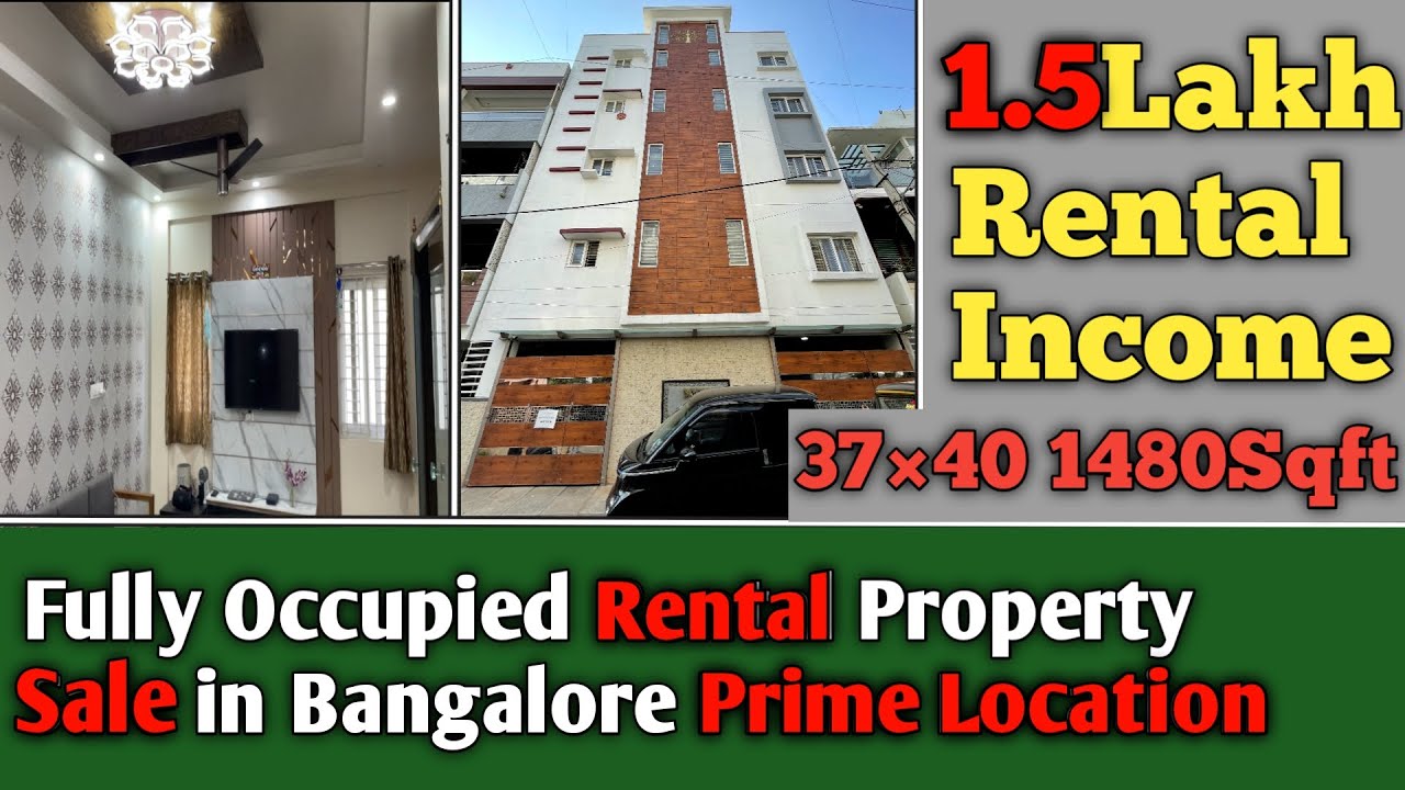 SOLD OUT | WP HOME 039 | 1.5Lakh Rental Property for sale in Bangalore Prime Location