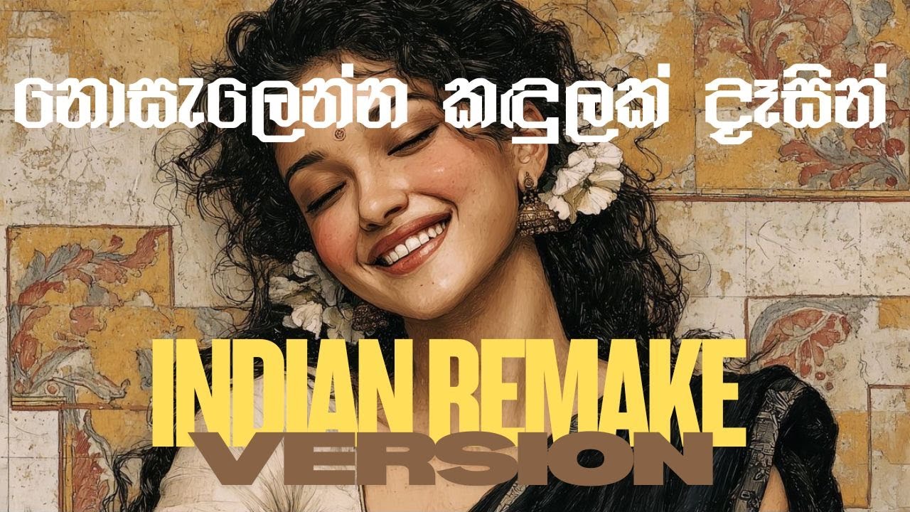 නොසැලෙන්න කඳුලක් දෑසින් | Nosalanna Kandulalk Desin | Indian Remake Version | @CeylonChill