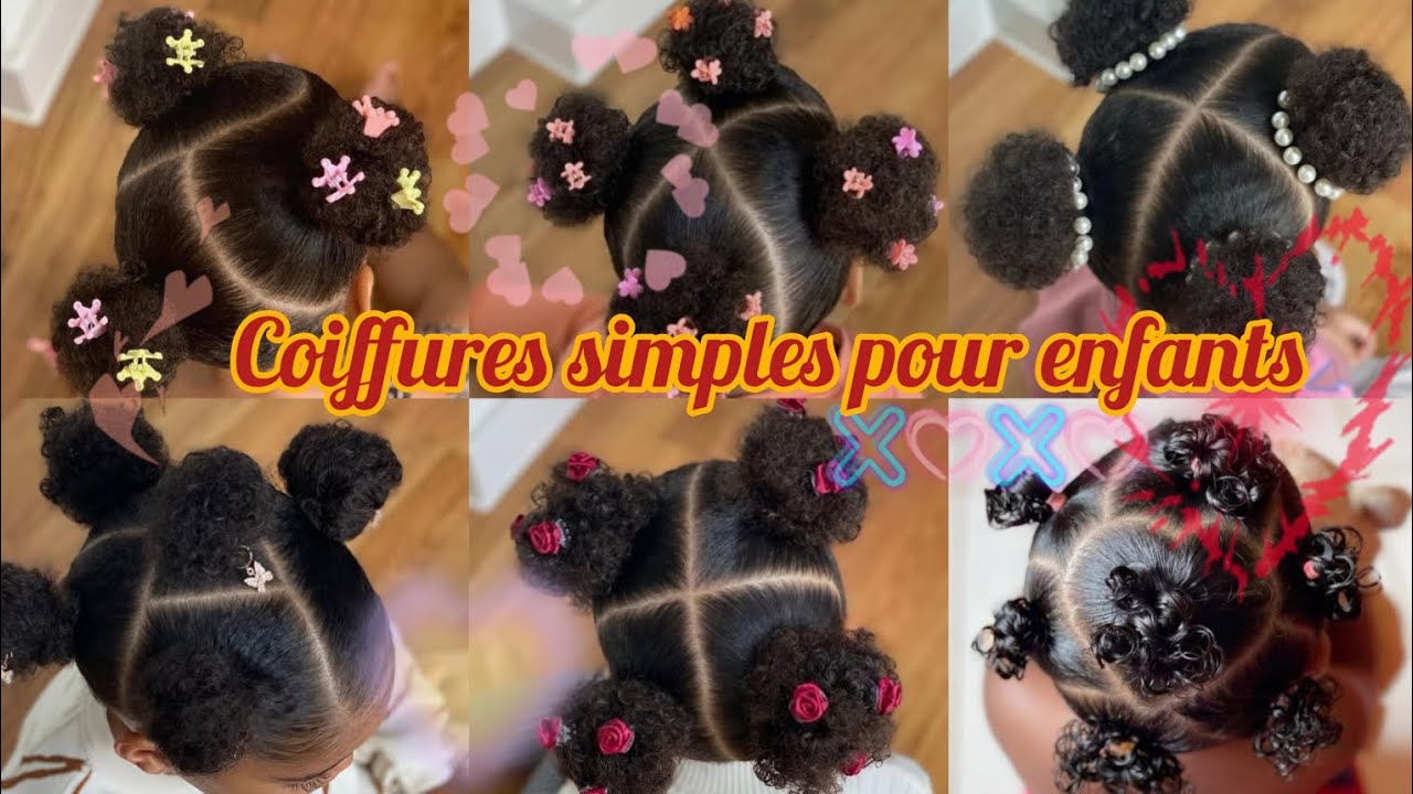 💞Coiffures simples pour enfants💞🌸💓