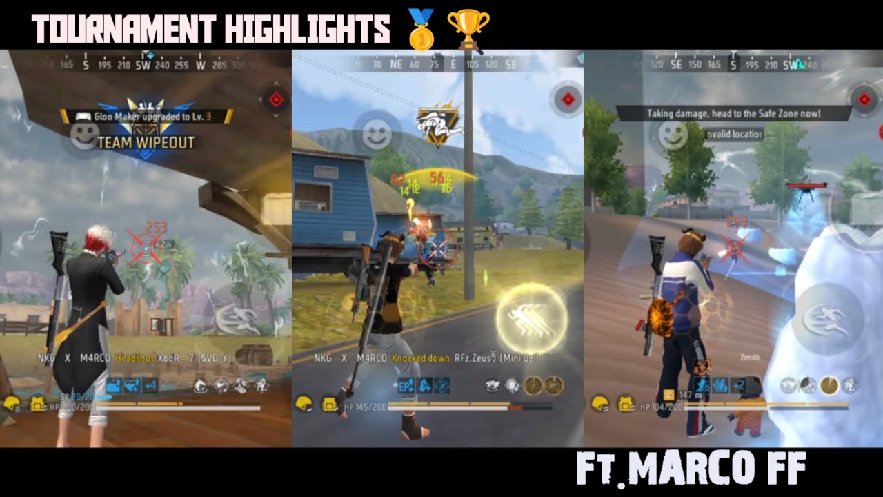FF TOURNAMENT HIGHLIGHTS[ Grind For Upcoming Tournaments 🚀💣]-BY NKG.Marco7!-IQOO NEO 10R 🎯-FF MAX 🇮🇳