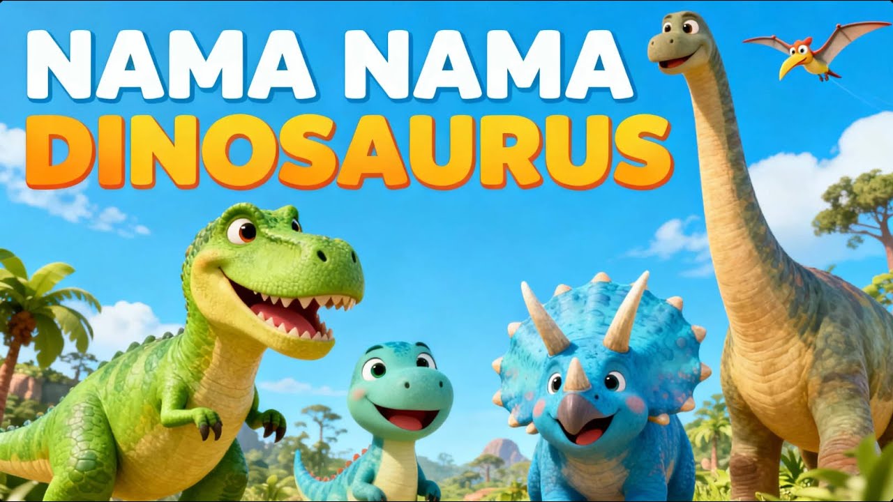 Kisah Edukasi Anak: Dinosaurus T-Rex, Stegosaurus, dan Pterosaurus yang Hebat!