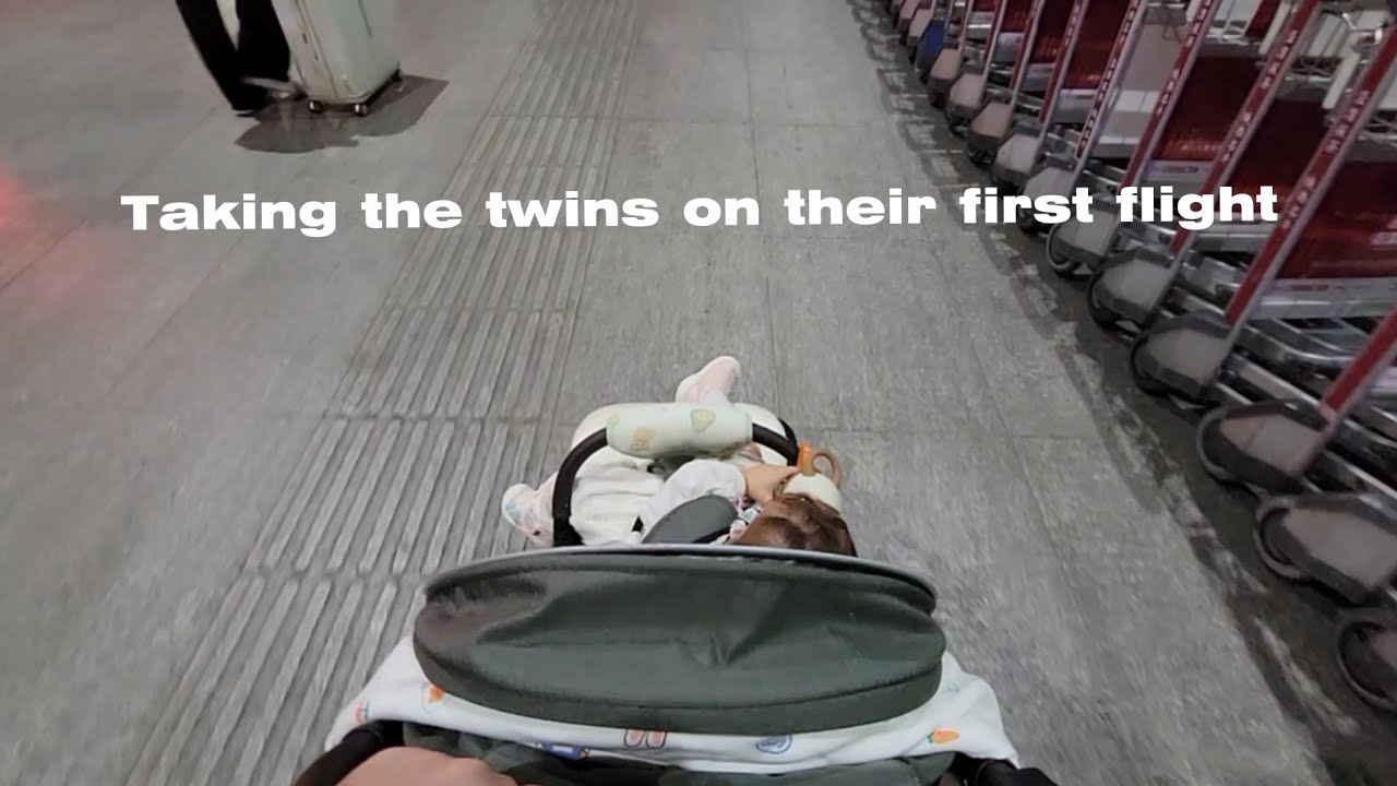 Taking the Twins on their First Flight