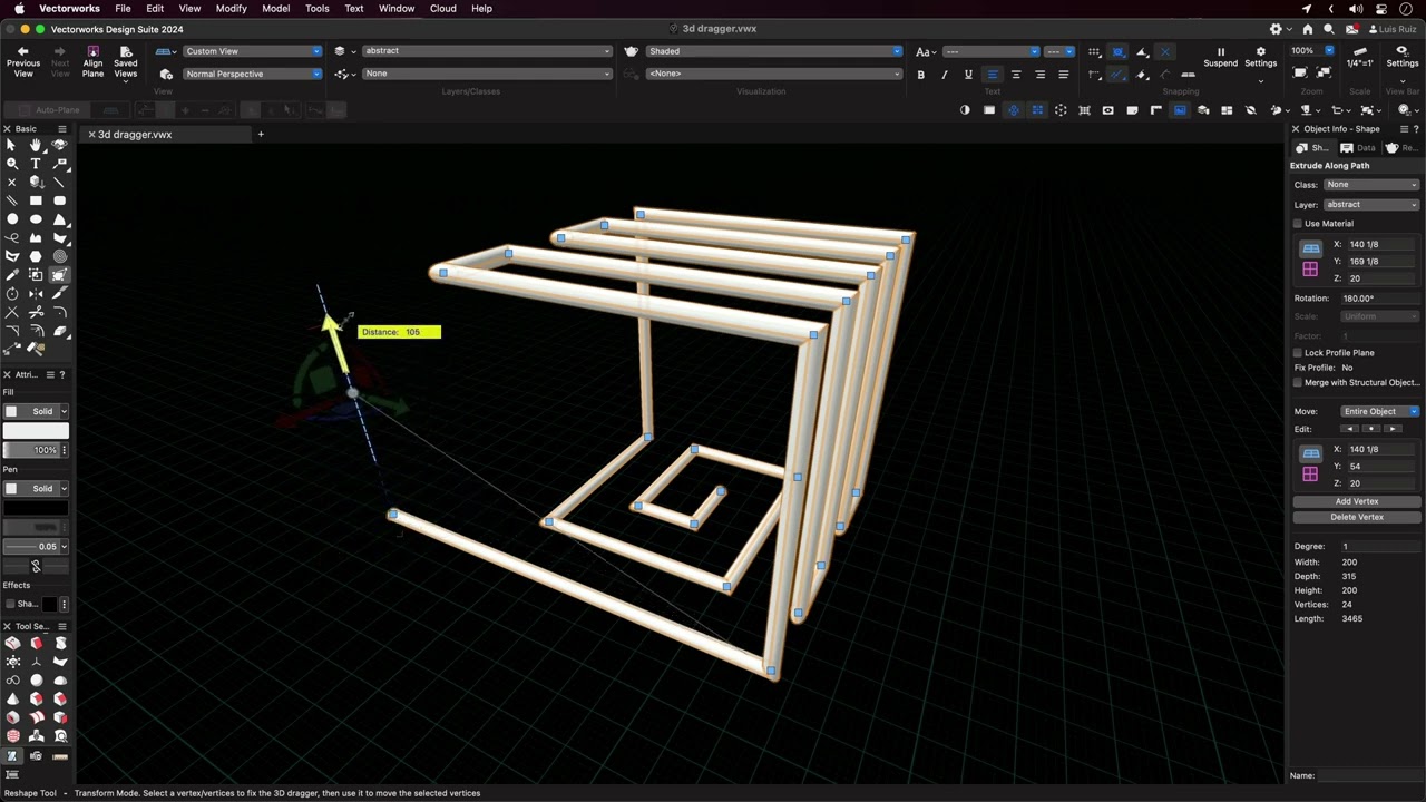 2024 3D Dragger Interactive Reshaping