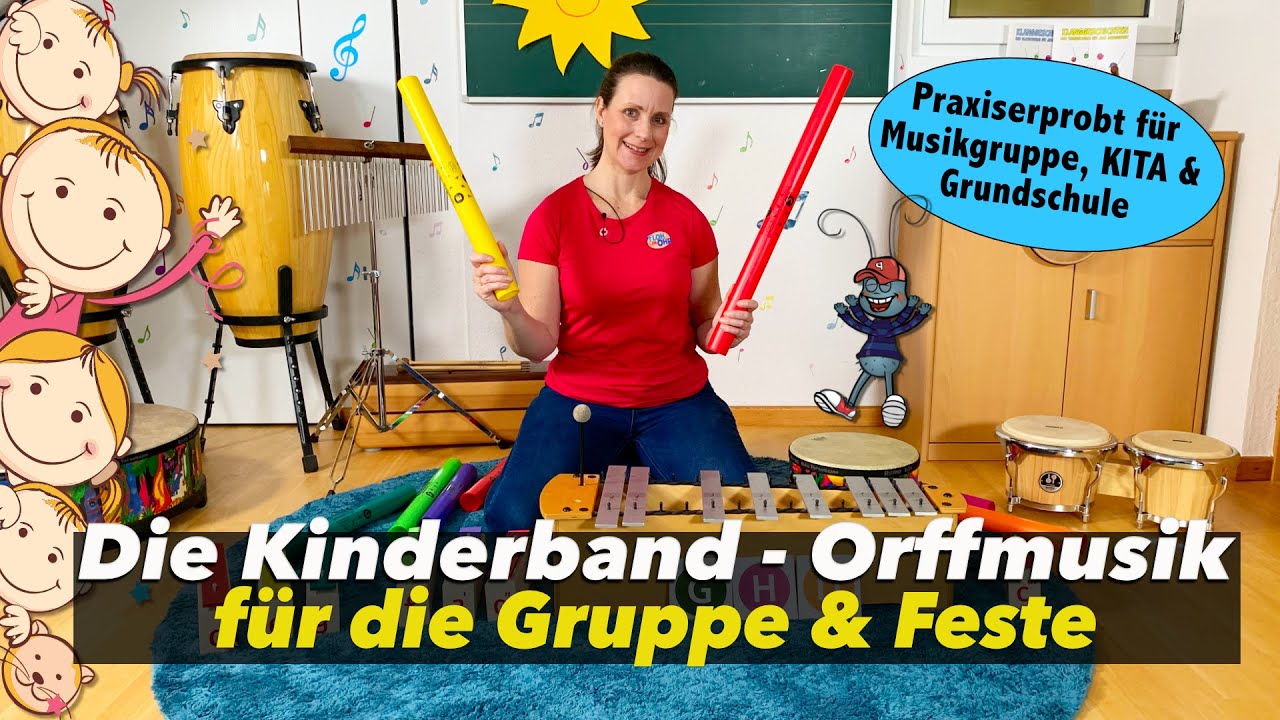 Orffmusik für Gruppe & Feste | Die Kinderband | Kita | Grundschule | Simone Ludwig | Floh im Ohr TV