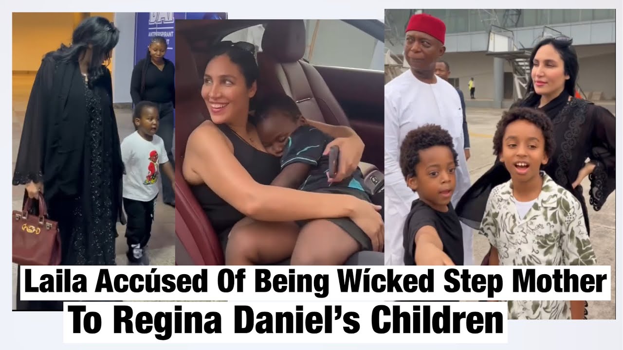 The Moment Laila - Ned Nwoko’s Wife Was Accúsed Of Being Wícked Step Mother To Regina Daniels Sons 