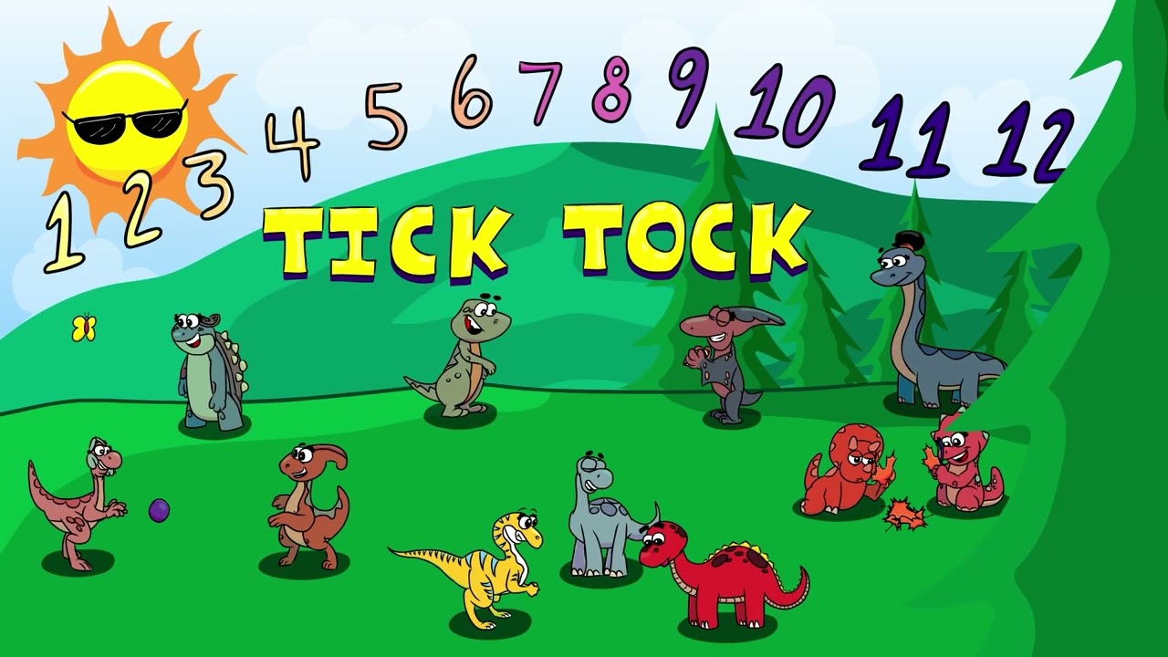 Little Heavenly Ones | Tick Tick Time Tock - Educational Nursery Rhyme for Kids
