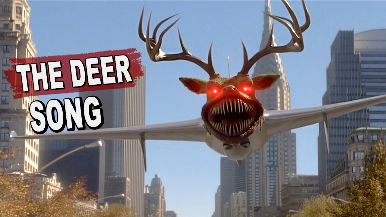 THE DEER PLANE SONG - Infected Sky & 99 Nights in the forest (Horror Animation)