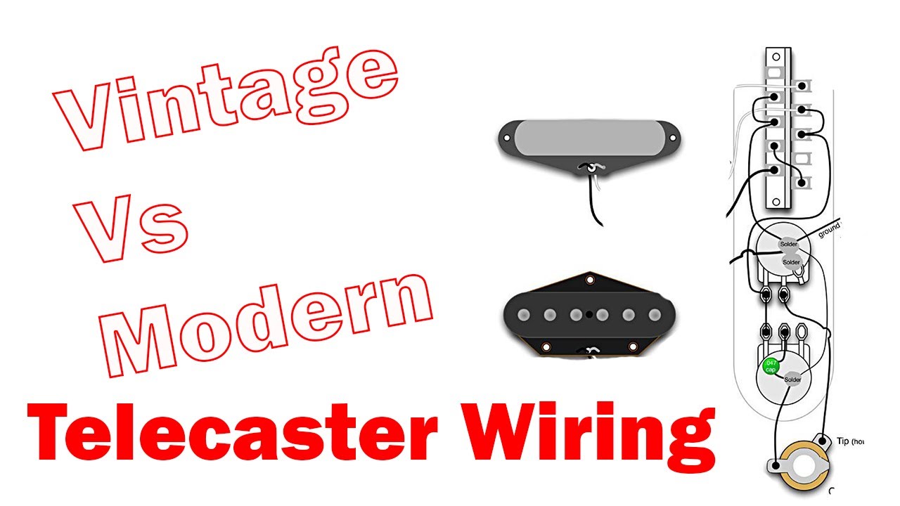 Vintage VS Modern Telecaster Wiring (demo)