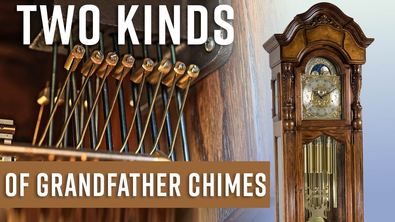 TWO kinds of Grandfather clock chimes EXPLAINED - Tubular vs Chime Rods