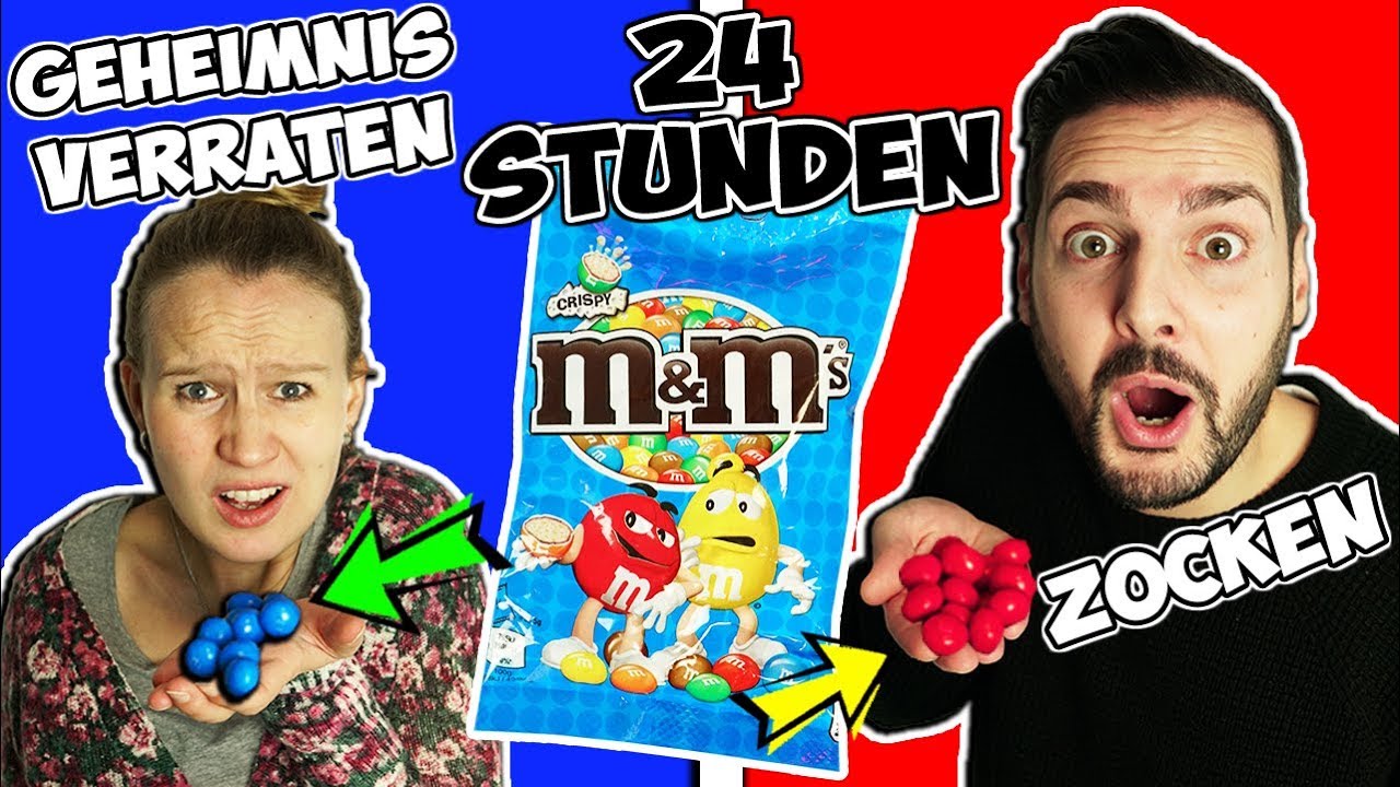 M&Ms BESTIMMEN 24 STUNDEN unser LEBEN 1 Tag M&Ms ziehen & verrückte Challenges machen! Kaan vs Kathi