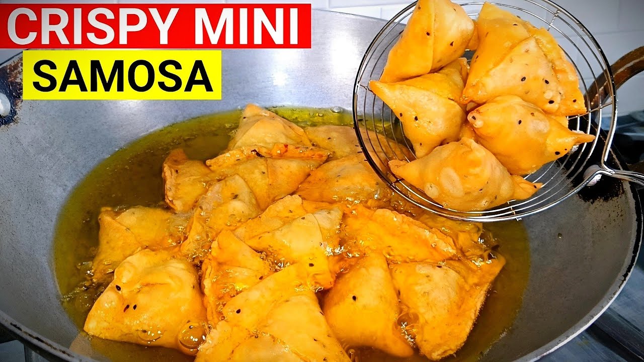 Mini Samosa Recipe | बाजार जैसे Crispy Samosa घर पर बनाएं 😋