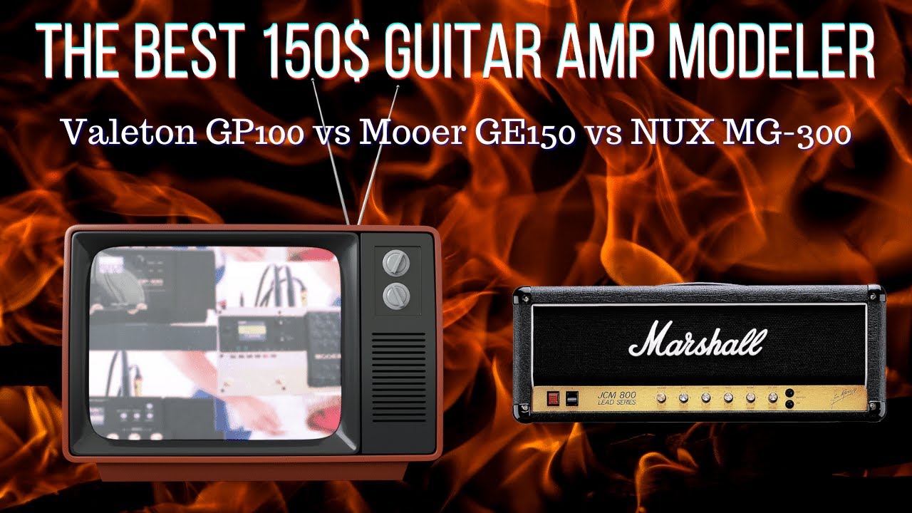 NUX MG300 vs Mooer GE150 vs Valeton GP100 | Rock Tone Comparison (Marshall JCM800 Model)