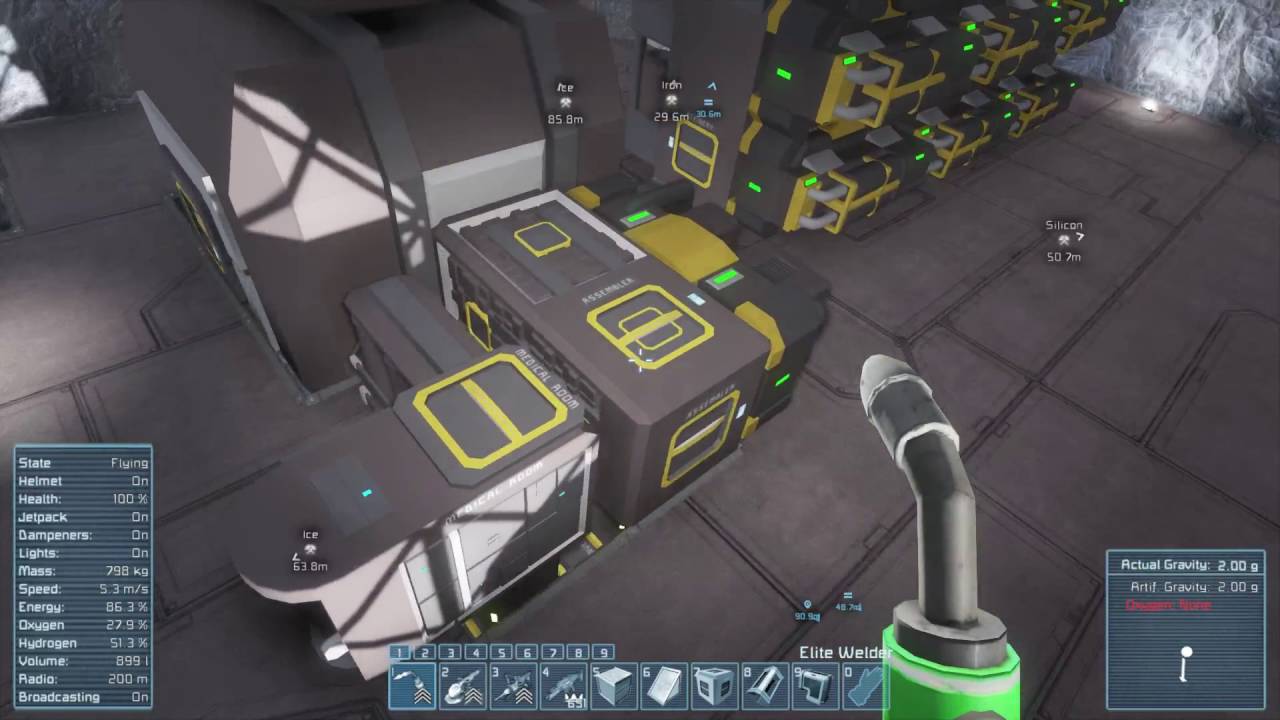 Space Engineers   planet survival ep33  asteroid makeover pt2