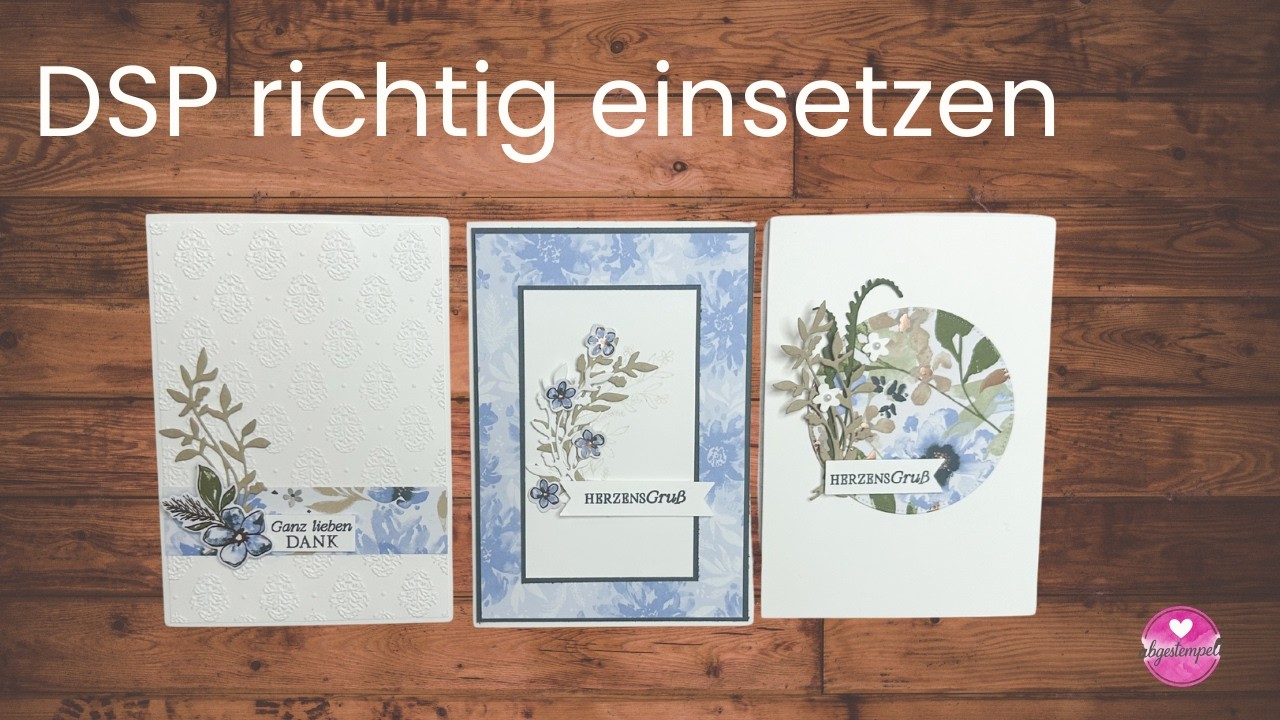 Designerpapier richtig einsetzen – so wirken deine Karten sofort schöner | Stampin’ Up! Anleitung