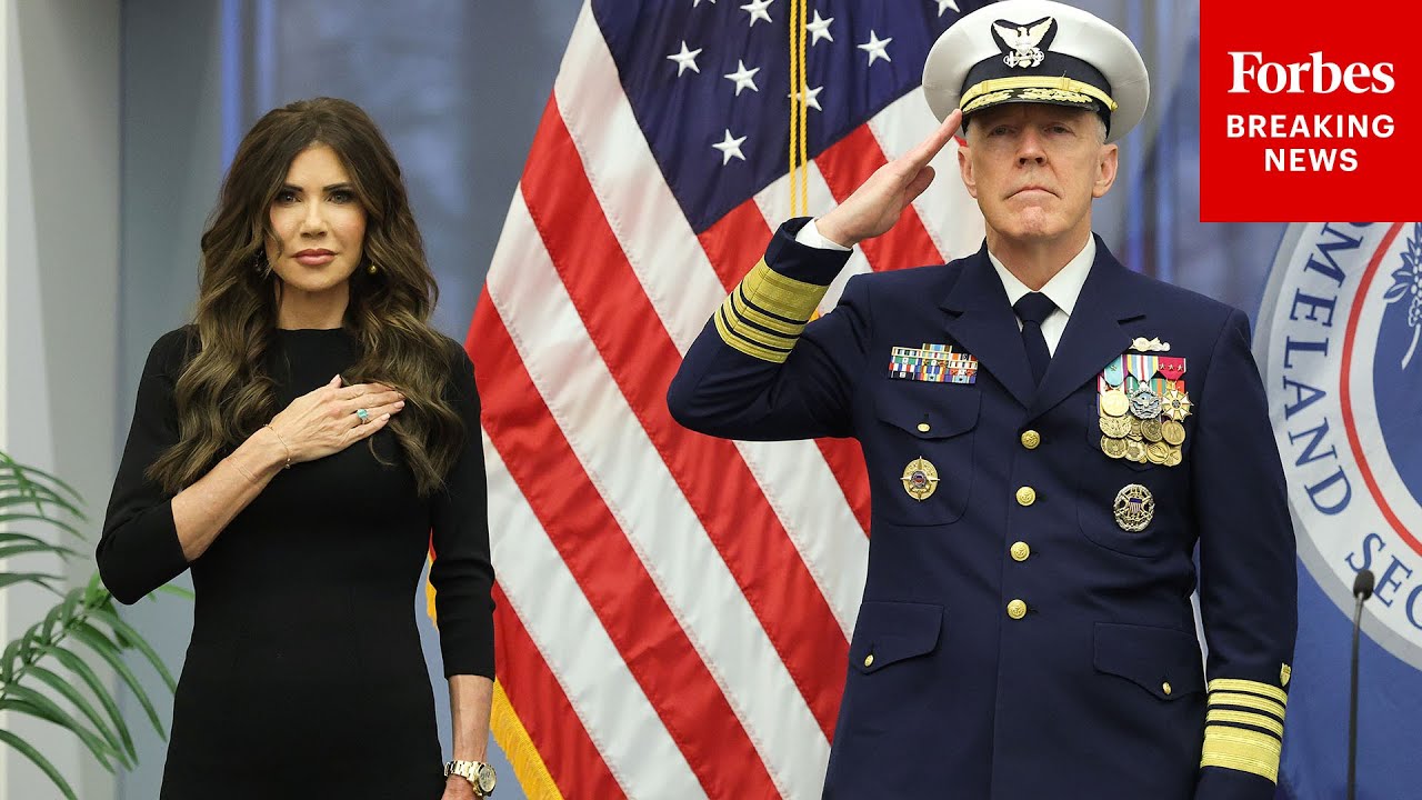 FULL EVENT: Kristi Noem Speaks At Coast Guard Commandant Ceremony For Admiral Kevin E. Lunday