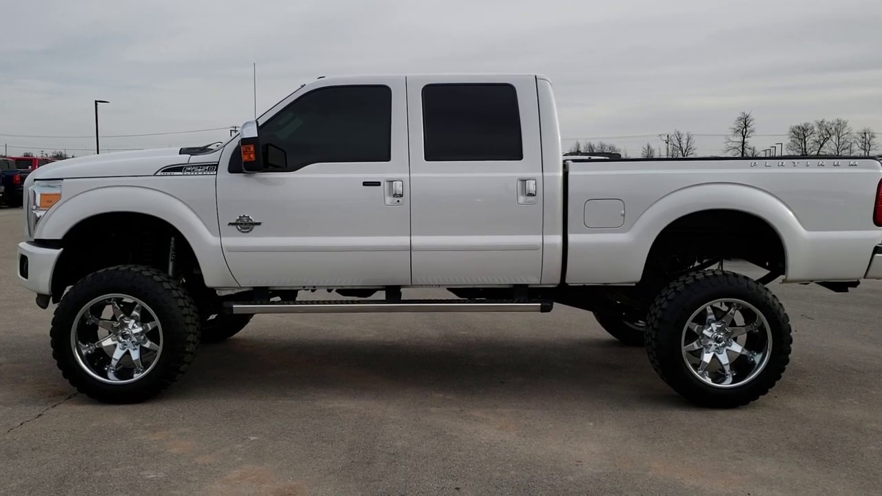 LIFTED 2016 FORD F250 CREW SHORT PLATINUM HUGE LIFT WALK AROUND REVIEW 9982 SOLD! www.SUMMITAUTO.com