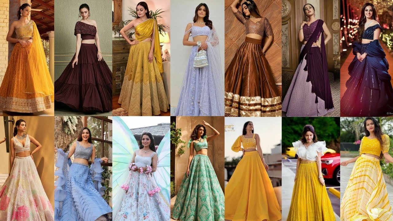 2023 Crop top Lehenga designs for wedding !! #trending Crop top for women & girls !! TREND SEARCH